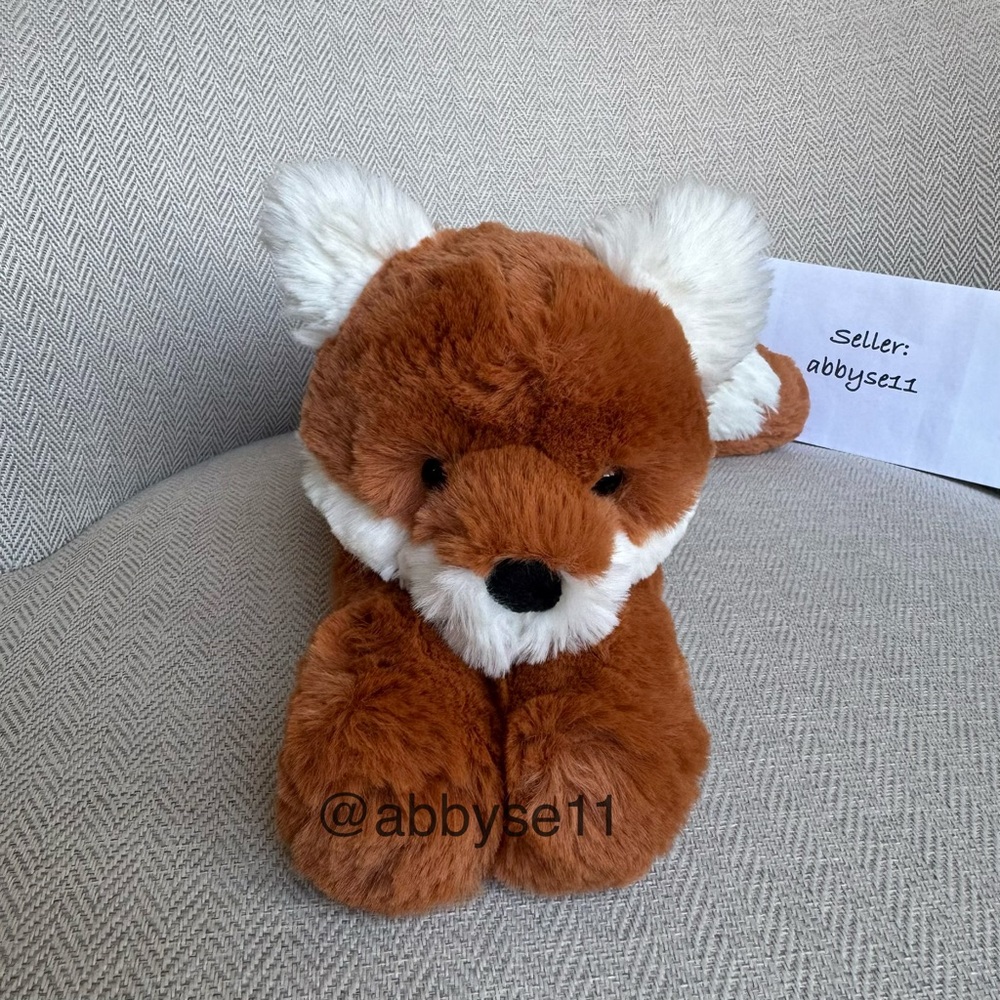 Jellycat Smudge Fox - Medium - Authentic - Brand New With Tags - Fast Ship